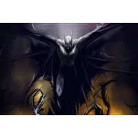 Eclipse Batman In Attack Mood Laptop Skin ECLS0051, multicolor