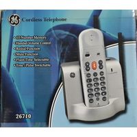 GE Cordless Phone 26710, multicolor