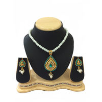 Shriya Beautiful Pearl Austrian Diamond Nacklace Set