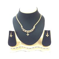 Shriya Austrian Diamond Gold Plated Nacklace Set