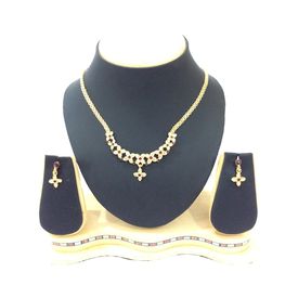 Shriya Austrian Diamond Gold Plated Nacklace Set