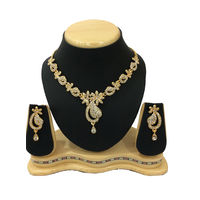 Shriya Gold Plated Diamond Look Nacklace Set