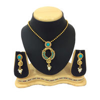 Shriya 18 Karat Gold Plated Designer Necklace Set With Austrian Diamond