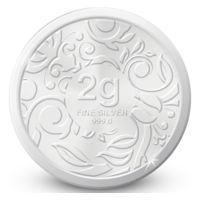 Amrapali Floret Silver Coin, 2 gm