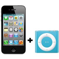 Apple iPhone 4S+ Apple iPod Shuffle 2GB,  black, 8 gb